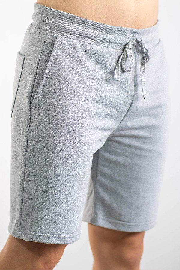 Bermuda Masculina Moletom Cinza Mescla – Conforto e Estilo Casual